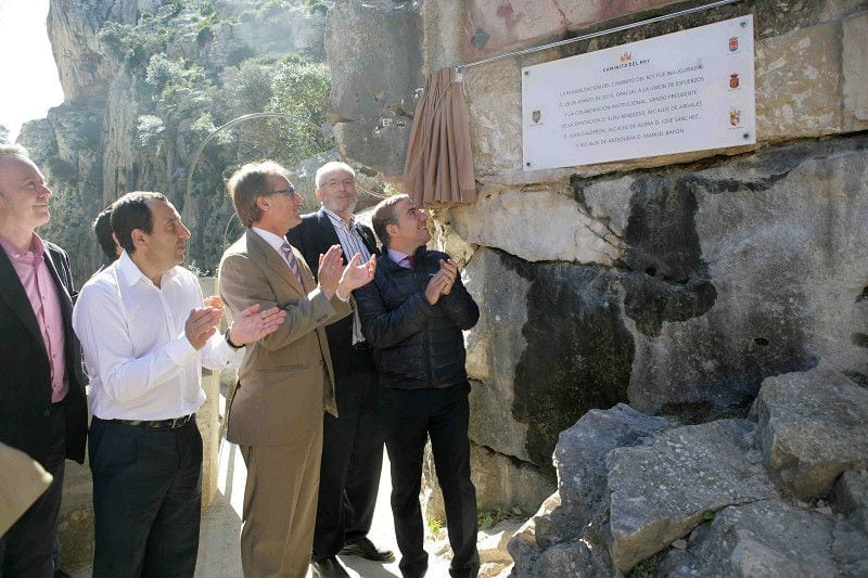 Apertura Caminito del Rey Primeros visitantes
