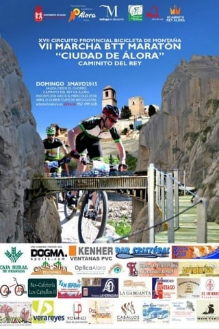 Cartel VII Marcha BTT Maratón Ciudad de Álora