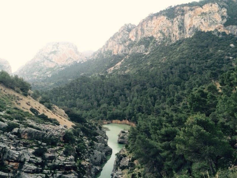 Vistas desde el Caminito del Rey