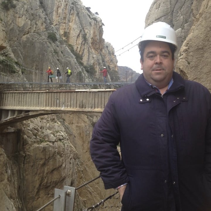 Queco en el Caminito del Rey