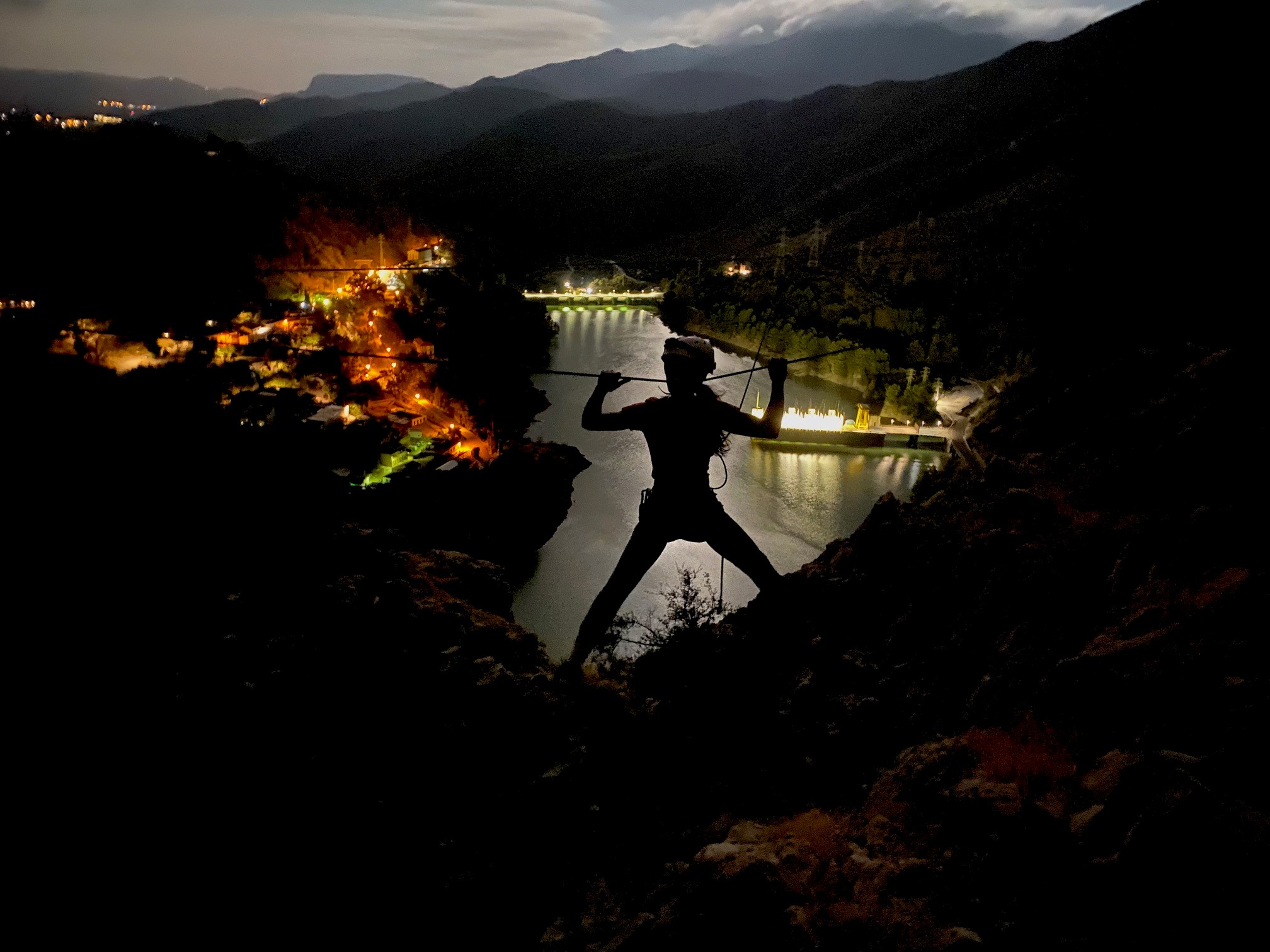 Via Ferrata nocturna